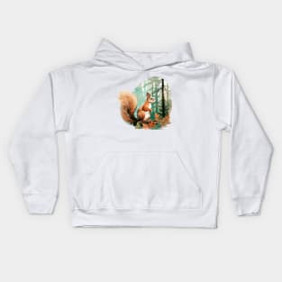 Squirrel Whisperer Kids Hoodie